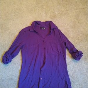 Purple Collard Shirt